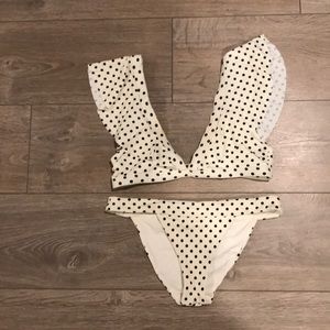 Tori Praver Polka Dot Baiting Suit